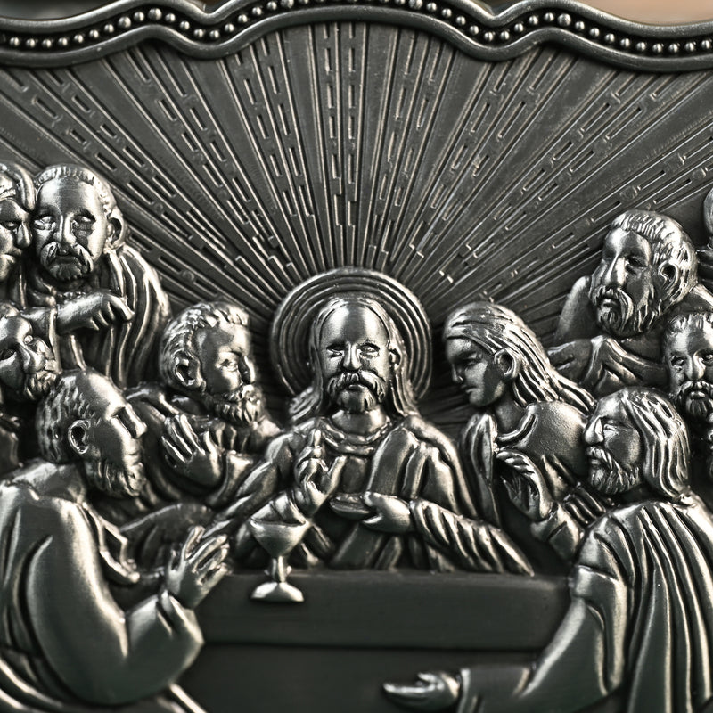 The Last Supper Religious Jewelry Ring Necklace Box Gift