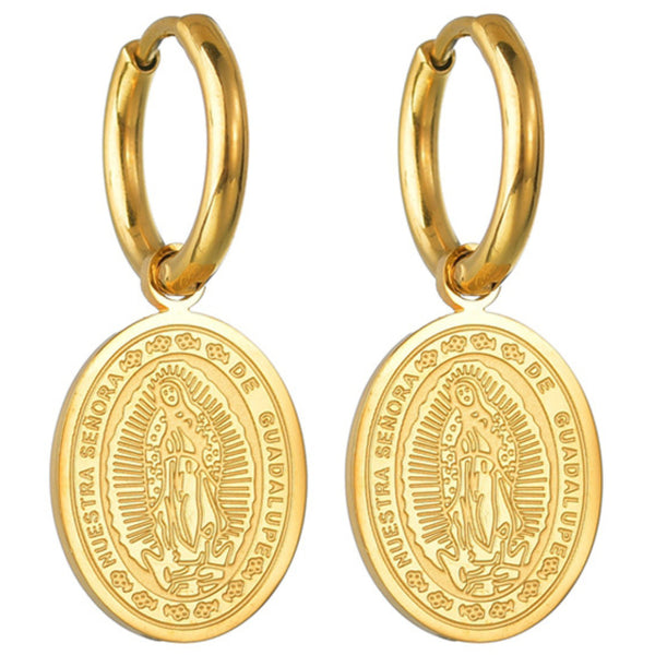 Our Lady of Guadalupe Earrings - Creative Religious Jewelry