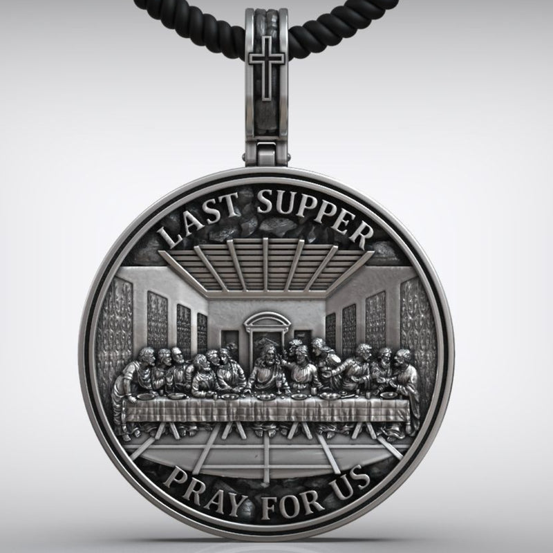 The Last Supper S925K Silver Necklace