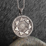 Seal of the Seven Angels Round Necklace Amulet