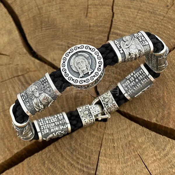 Orthodox Jesus Saints Hand-Woven Bracelet