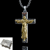 New Titanium Trinity Cross Necklace