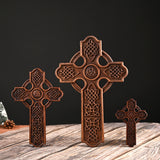 Celtic Cross Wood carving