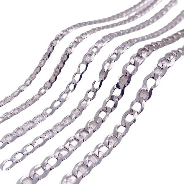 S925k Silver Cuban Chain