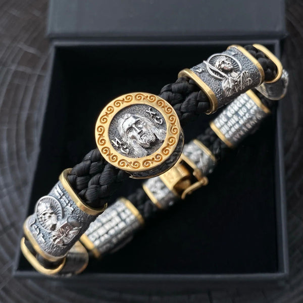 Orthodox Jesus Saints Hand-Woven Bracelet