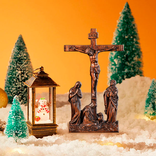 New Product Jesus crucifixion scene ornaments