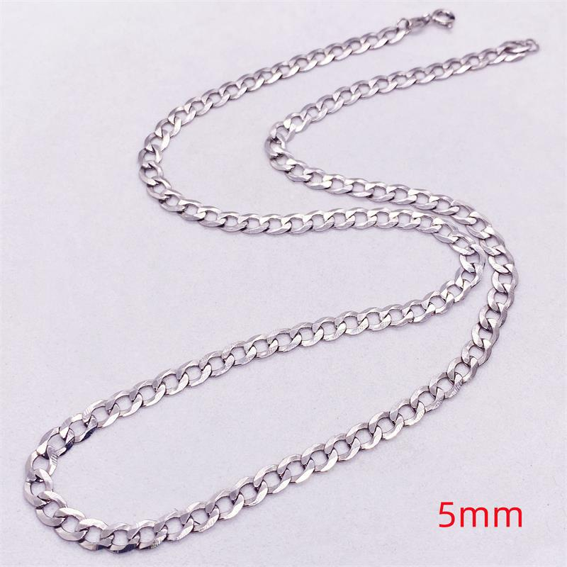 S925k Silver Cuban Chain