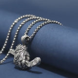 Hockey Glove Pendant Stainless Steel Men's Punk Necklace