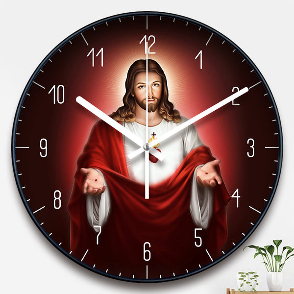 Art Printed Wall Silent Clock