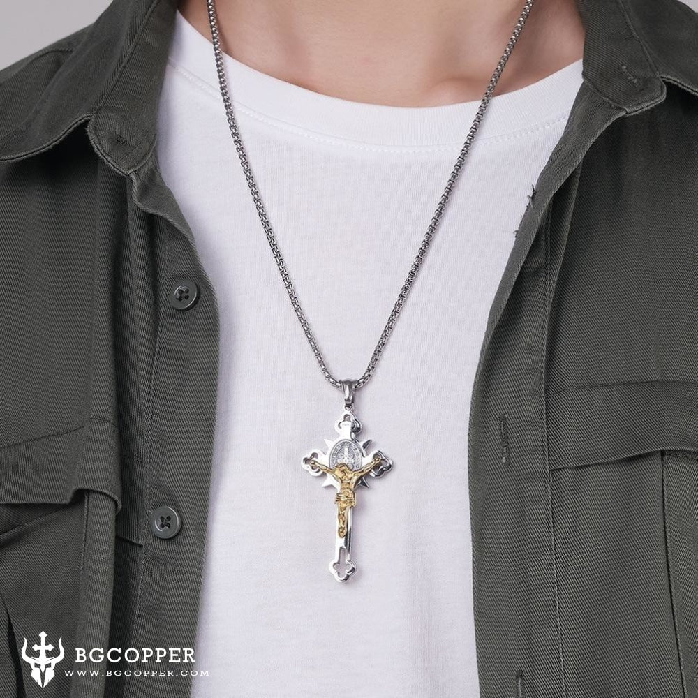 St. Benedict Exorcism Cross - Bless you and your family – BGCOPPER