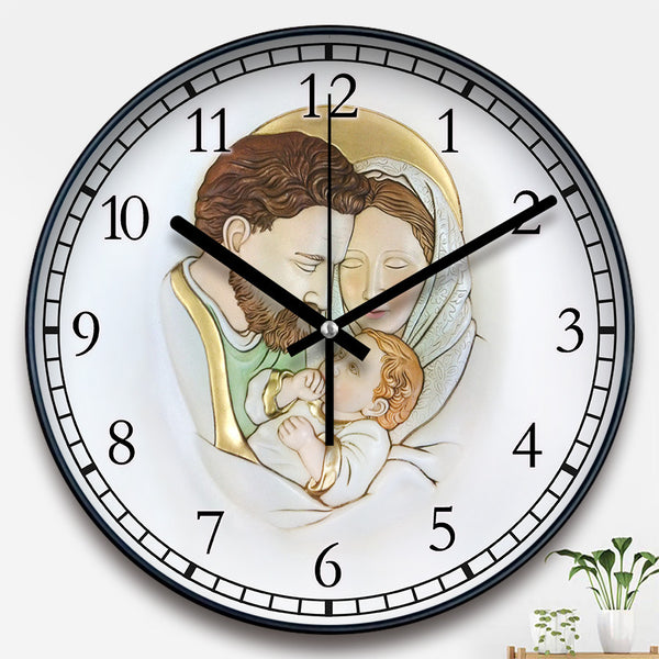 Art Printed Wall Silent Clock