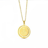 Saint Benito Medal Rotatable Pendant