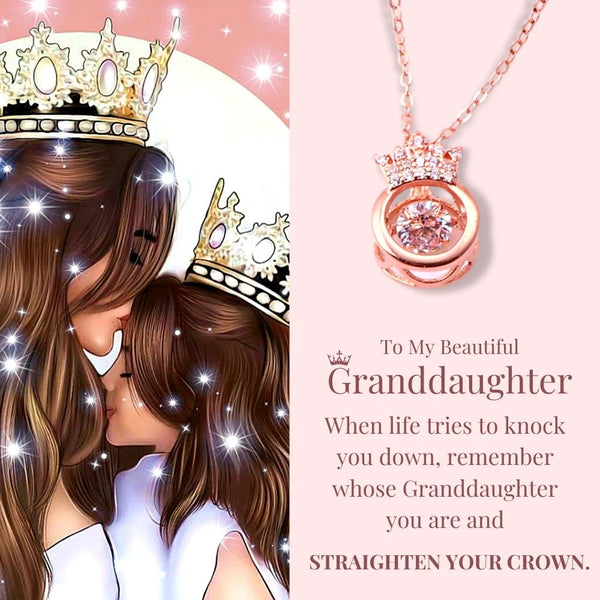 To My Granddaughter👧  | S925 Straighten Your Crown Necklace💕